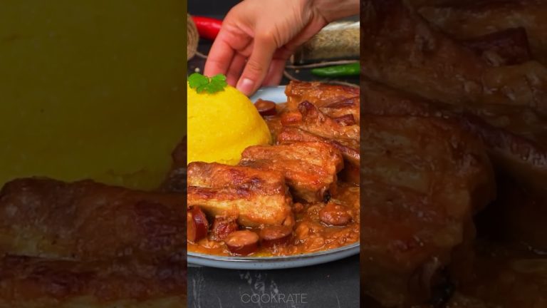A lot of onion and sodium bicarbonate – this is how perfect pork ribs are cooked!