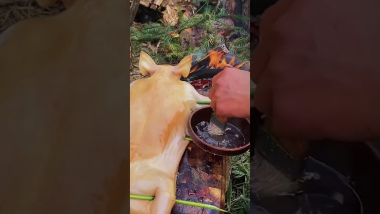 Cooking Roasted Full Baby Pig Recipes🐖🤤|| Viral recipes || Asmr Mukbang Video #shorts #viral #pig