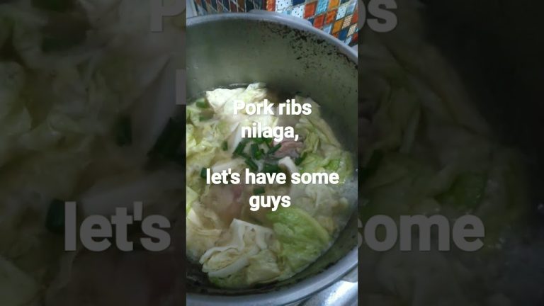 Pork ribs nilaga, let's have some guys #yummy #pinoyfood #cooking #shorts #porkrecipe