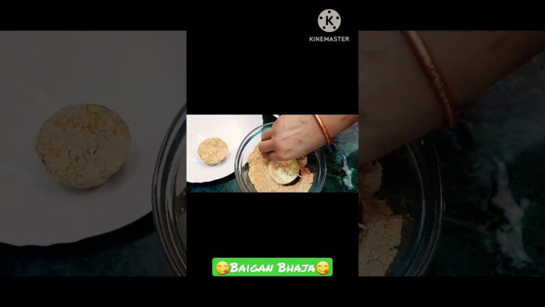 Baigan bhaja recipe | #shorts #cooking #baiganbhaja #recipe  #youtubeshorts