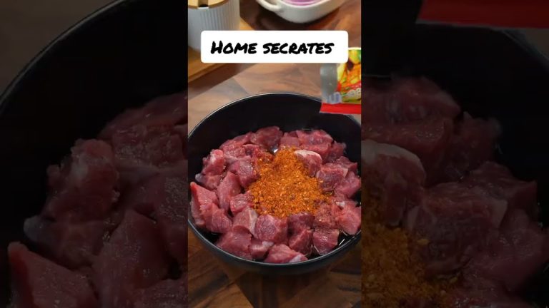 EasyBeef Tikka Recipe| #ytshorts | Home secret shorts#beeftikka #beef #tikkarecipe#easyrecipes