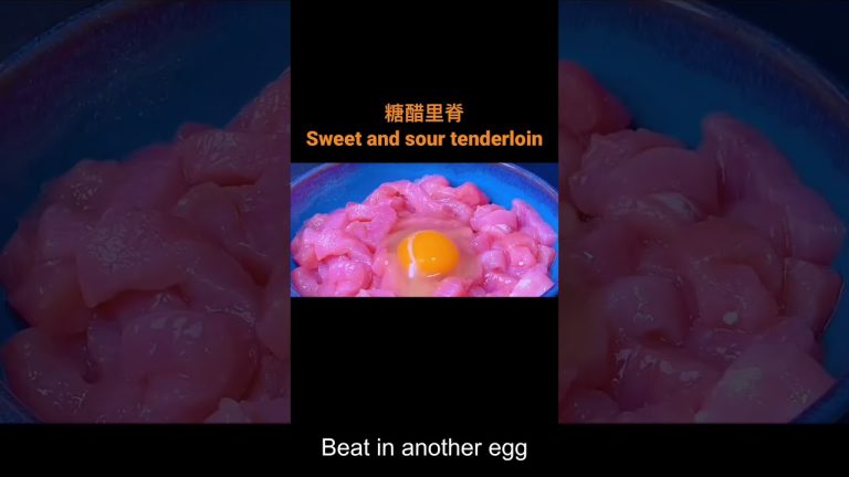 Sweet and sour tenderloin #cooking #meal #pork #tenderloin #sweet #sour #meat #food #recipe