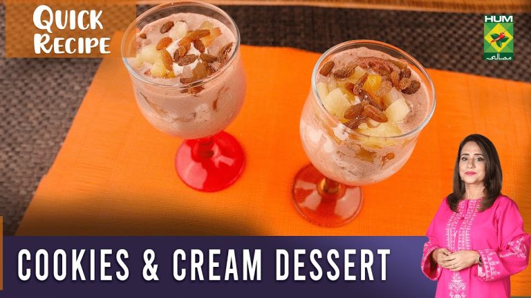 Cookies & Cream Dessert Recipe – Chef Rida Aftab – Masala Tv