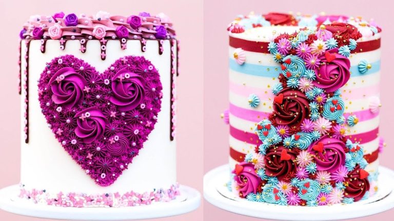 How To Make Dessert Recipes With Ingredients At Home | Best Satisfying Cake Decorating For Everyone