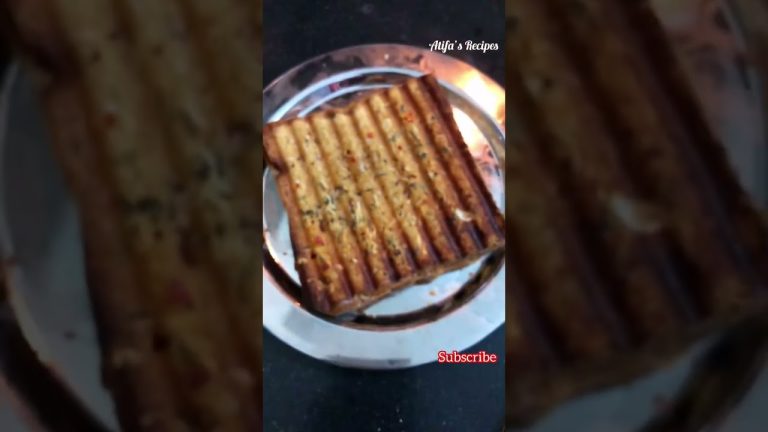 Easy Snack With Bread | Garlic Bread Recipe | Atifa’s Recipes #shorts