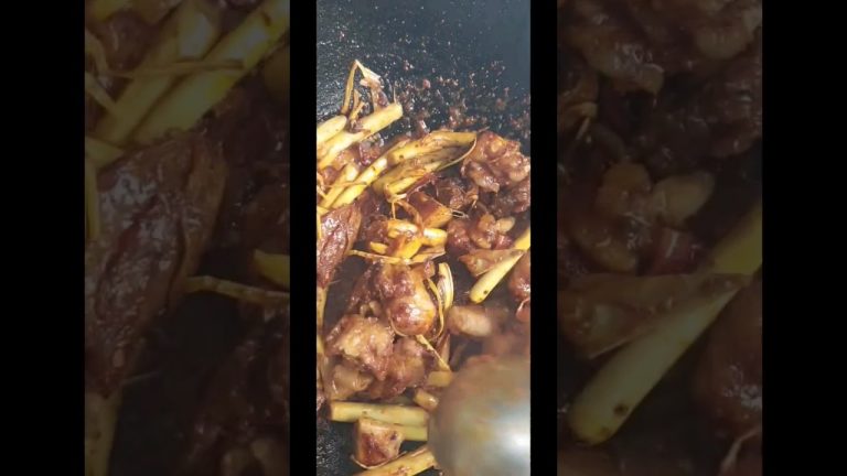 cane shoot with pork recipe #youtubeshortsvideo#shortsvideo #shortvideo #viral