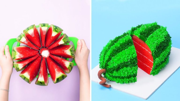 Creative Watermelon Dessert Recipes | So Yummy Fruit Cake Decorating For Any Occasion | Tasty Land