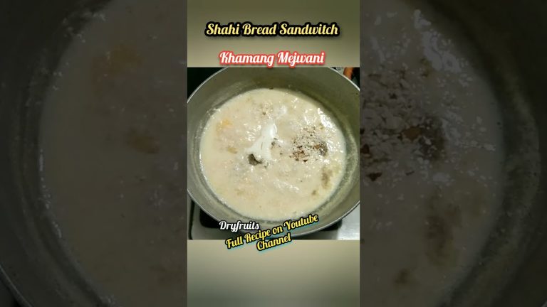 Shahi Bread Sandwitch #khamangmejwani #ytshorts #food #viral #dessert #short #ramadan #eid #bread