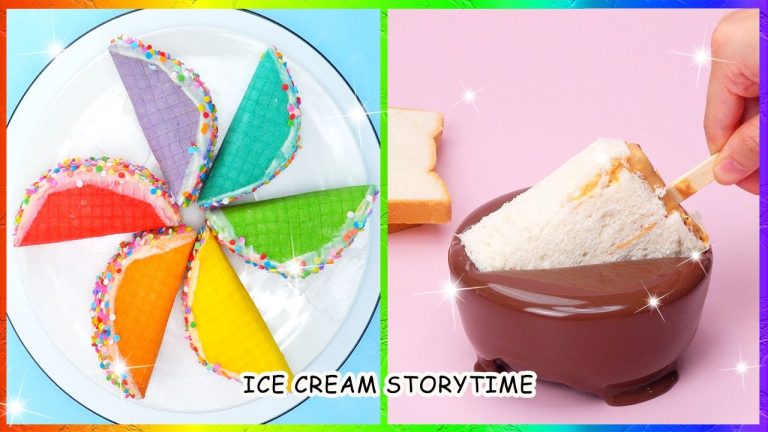 🍉 GHOSTING STORYTIME🍨 Amazing Rainbow and Chocolate ICE CREAM Cake And Dessert Recipes