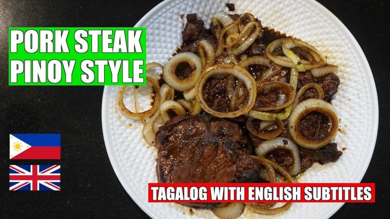 Pork Steak Pinoy Style – Pork Chop Recipe – Filipino Pork – Pork Chop Gravy – Stove Top Pork Chops