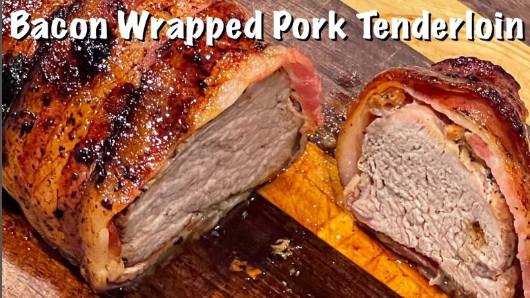 Bacon Wrapped Pork Tenderloin Recipe- How to Cook Bacon Wrapped Tenderloin