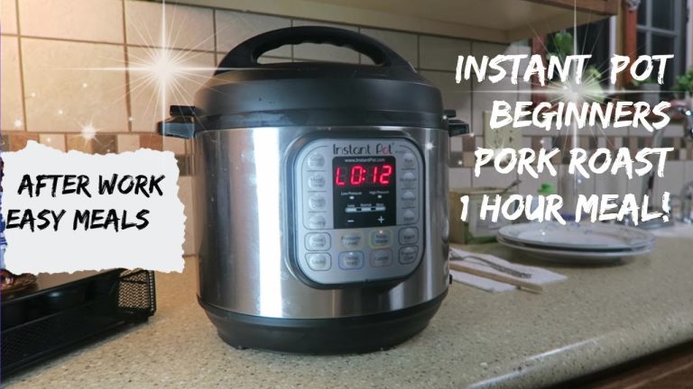 INSTANT POT MEALS FOR BEGINNERS| PORK ROAST AND SAUERKRAUT
