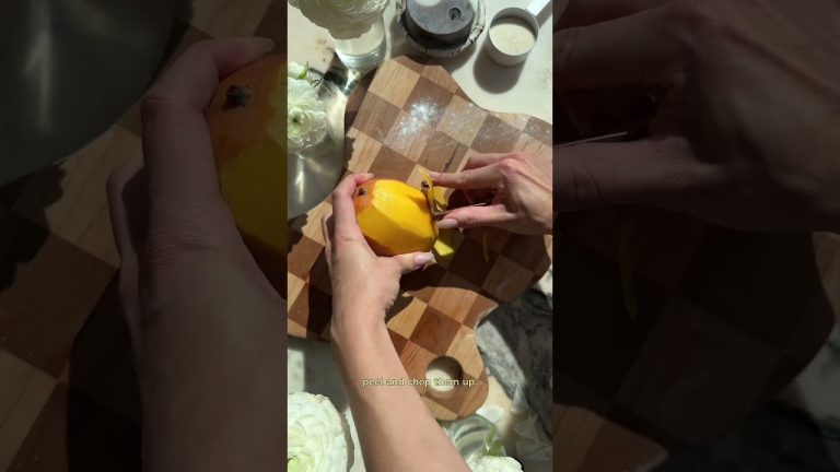 3 Ingredient Mango Mochi Recipe! 🥭