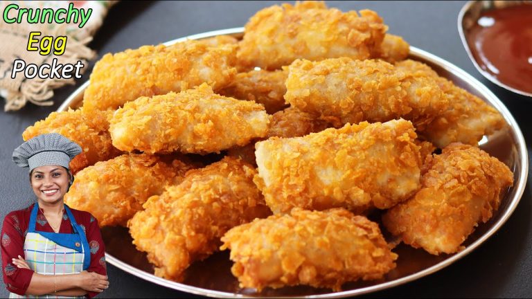 ക്രഞ്ചി മുട്ട പെട്ടി😋 (🌙Ramadan Iftar Special Recipe) Crunchy Egg Snack Recipe| Bread Egg Recipe
