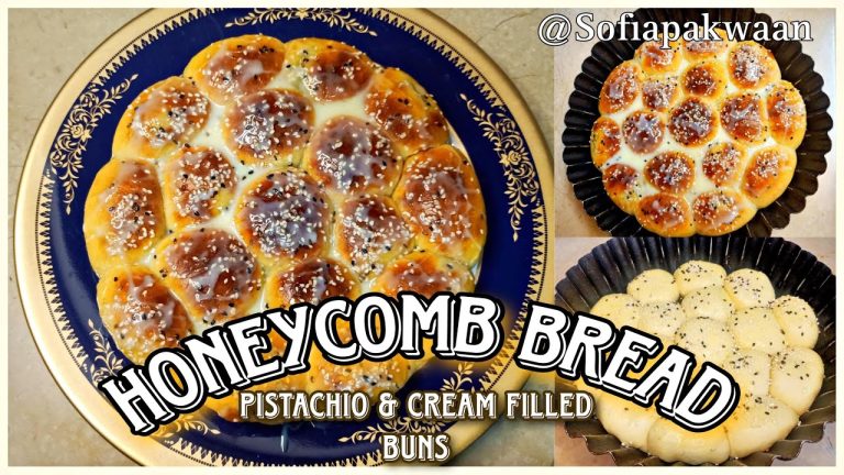 Honeycomb bread recipe | Khaliat al Nahl | Home made soft buns | RAMADAN SPECIAL 🌙🌟