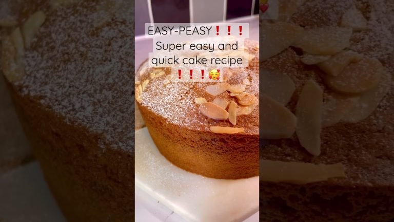 Easy quick cake! Super fluffy and high! #recipe #cooking #easy #cake #love #shorts #video #best #tea