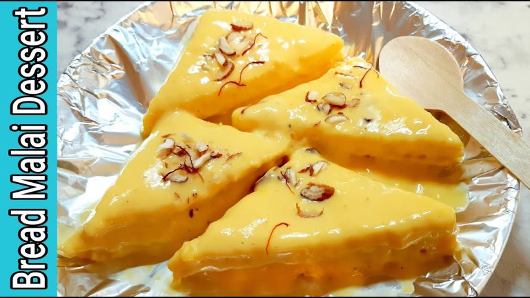 How to make Quick Dessert at Home | Bread Malai Dessert Recipe | by Delhi Cookbook