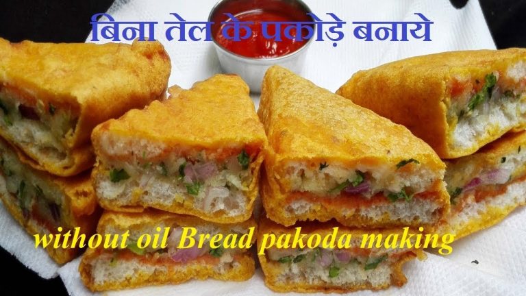 Without oil BREAD PAKODA recipes
