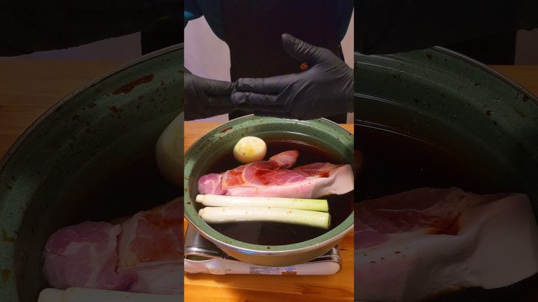 korean food, simple Bossam(a pork dish)