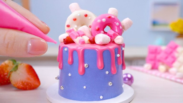 So Yummy Miniature Chocolate Cake Decorating | Mini Donut Cake Recipes | Mini Dessert Ideas