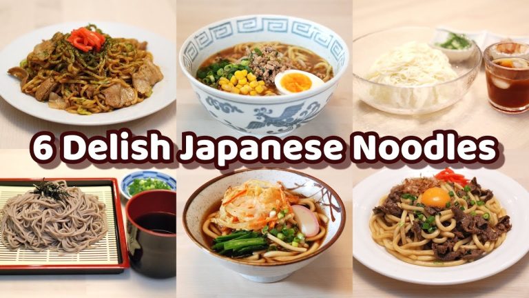 6 Ways to Make Delish Japanese Noodles – Revealing Secret Recipes!