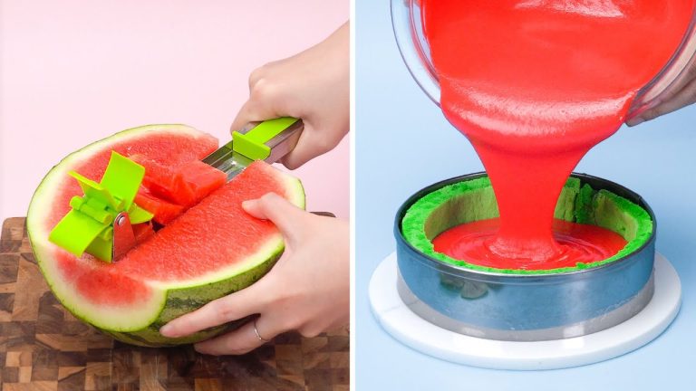 Fresh WATERMELON Dessert Recipes For Summer | Creative Fruit Cake Decorating Idea | Tasty Land