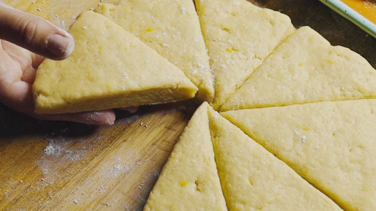 Lemon Vanilla Bean Scone! Easy and Delicious Dessert recipe!