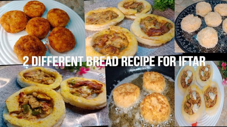 2 Different Bread Recipes for Iftar 2023 by @mqcooking898#miniburger #pizzarecipe #recipes