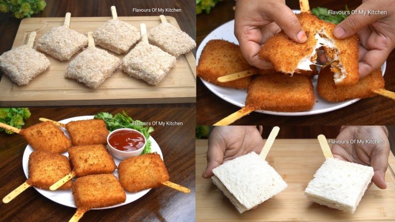 Bread Pizza Lollipop – New Ramdan Iftar Snacks| करारे ब्रेड पिज्जा लॉलीपॉप बनाने का आसान तरीका