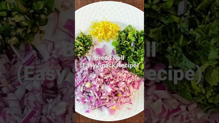 Aloo Bread Roll | Crispy Snack Recipe | Less Oily  #shortsfeed #ytshorts #youtubeshorts