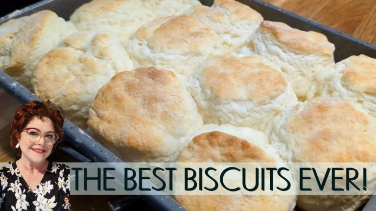 3 Ingredient Sour Cream Biscuits, Old Fashioned Country Cooking Recipes