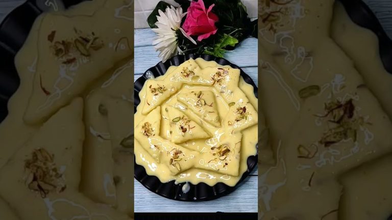 10 minutes dessert recipe || Custard bread dessert recipe || Easy dessert #shorts