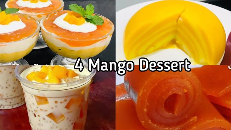 Ramadan Special 4 Mango Dessert Recipes | Cool Desserts for Summer Holidays | Ramadan 2023 Dessert
