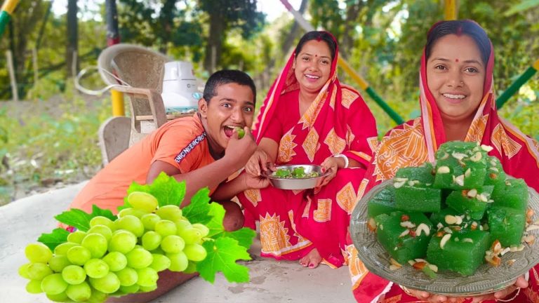 Grapes Dessert Recipe | অল্প উপকরন দিয়ে জিভে জল আনা স্বাদের আঙুরের সন্দেশ রেসিপি | Angoor ki Mithai