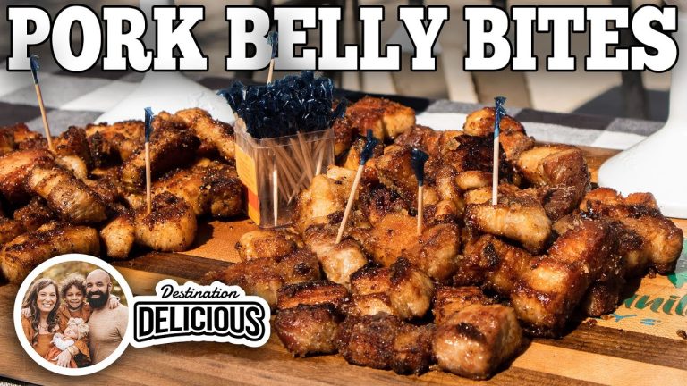 Sweet and Savory Pork Belly Bites (2 Ways) | Blackstone Griddle