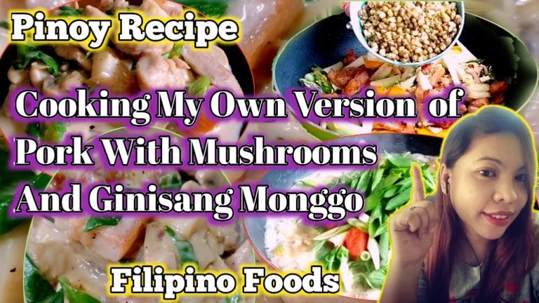 Cooking Filipino Recipe | Pork with Mushrooms | Sinabawang Monggo | Cooking Vlog | LATS MIA