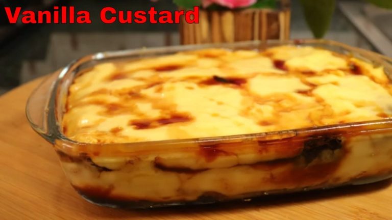 Biscuit Vanilla Custard Recipe || Super Creamy Easy Summer Dessert