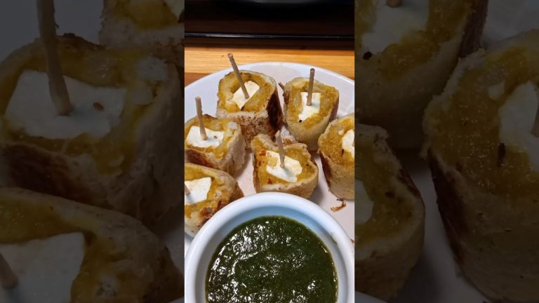 Tasty easy to make bread paneer tikka recipe || #shorts