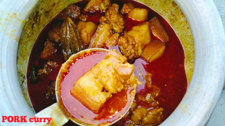 PORK Curry Recipe 🤤 | Indian style Pork curry Recipe Cooking In Village | Ankit Prajapati