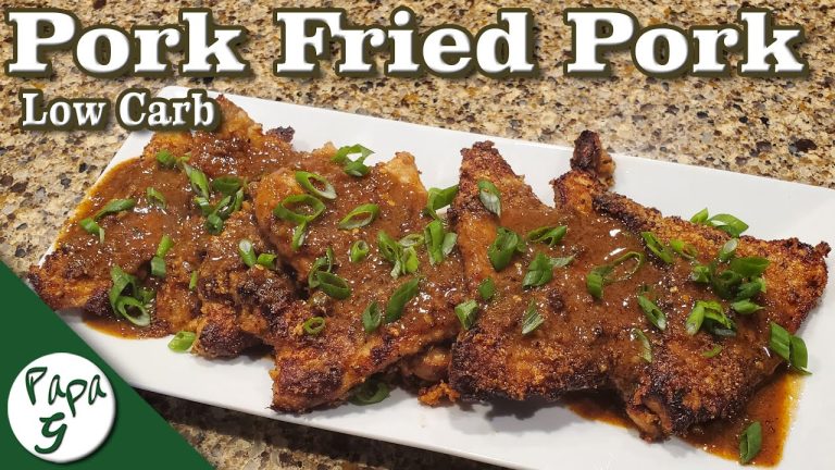 Pork Fried Pork with Asian Sauce