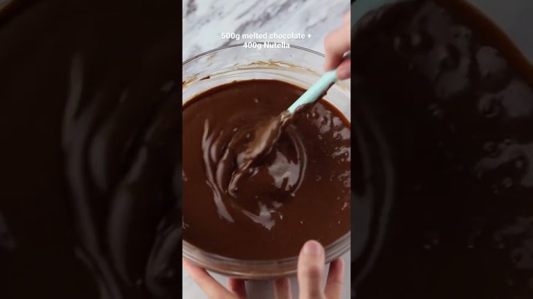 Making Nutella Fudge?! 🍫 #recipe #shorts