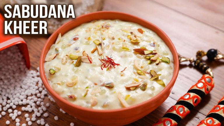 Sabudana Kheer | Kheer Recipe For Fasting | MOTHER’S RECIPE | Milk Dessert Ideas | Tapioca Pudding