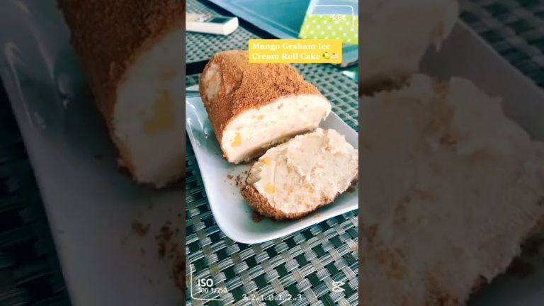 Mango Graham Ice Cream – Easy Dessert Recipes #shorts