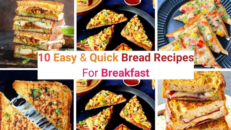 10 Easy & Quick Bread Recipes For Everyday Breakfast |Easy Breakfast Ideas| @MadhurasRecipeMarathi