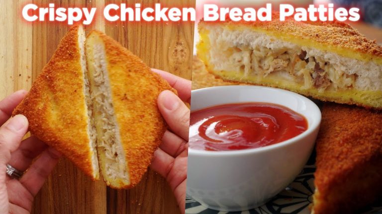 Crispy Chicken Bread Patties | Deep Fried vs. Air Fryer | Easy Recipe Tutorial