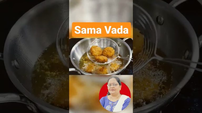 Sama vada recipe in hindi | Indian vrat vada #cooking #recipes #youtubeshorts #snacks #recipe #vrat