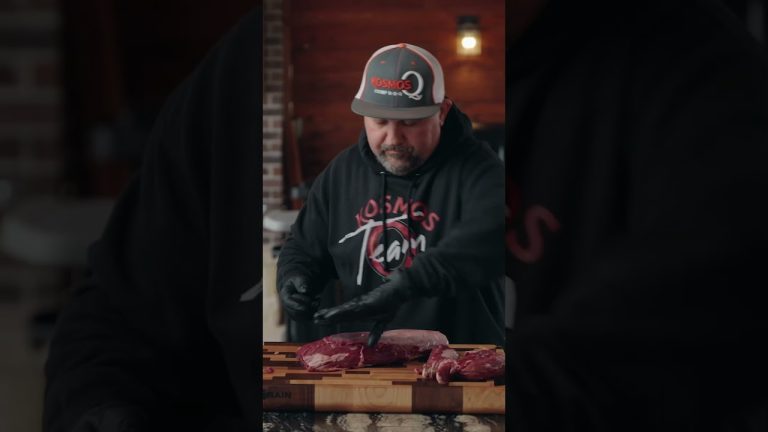 Silverskin vs Fat on tenderloin 🥩🔥#protips #kosmosq #itjustwins #bbq