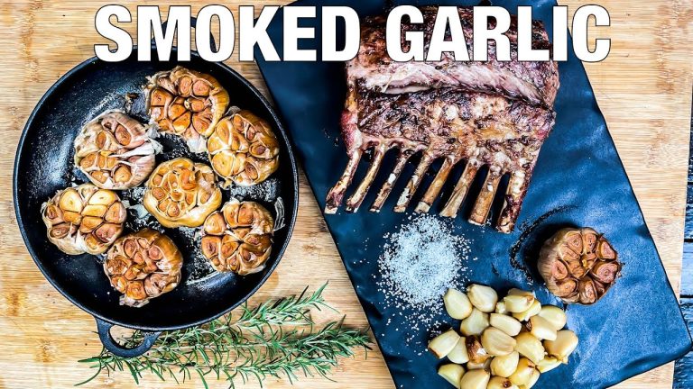 Smoking Garlic & BBQ Rack of Lamb | Recipe | BBQ Pit Boys