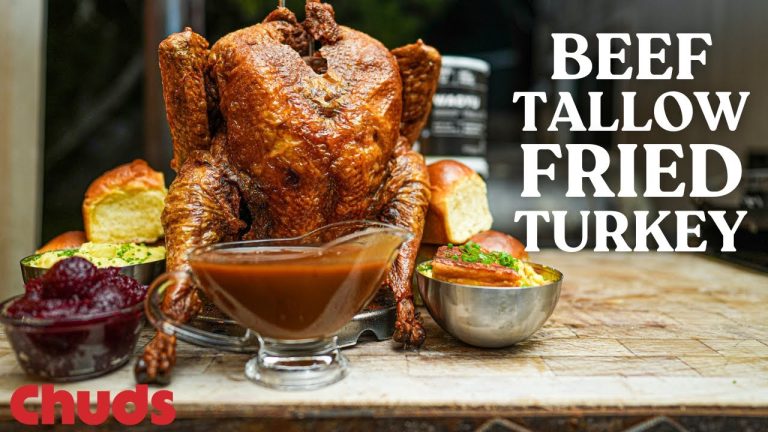 Turkey Fried in Tallow! | Chuds BBQ