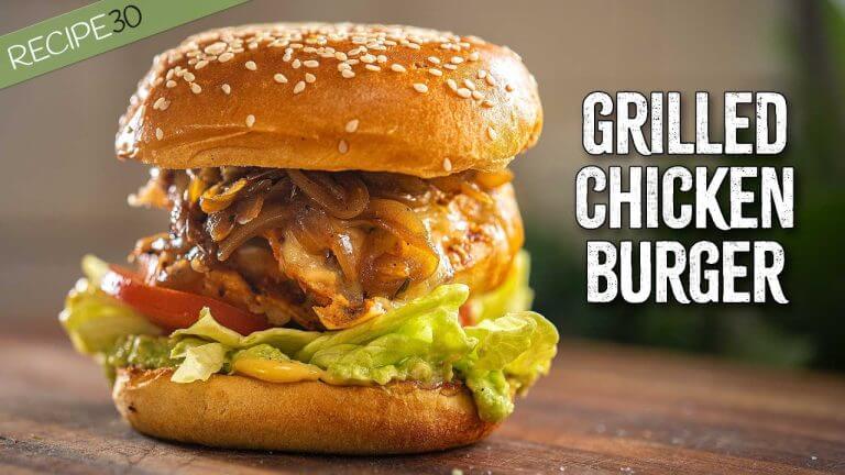 Garlic & Chili BBQ Chicken Burgers – The Juiciest Grilled Burger Recipe!